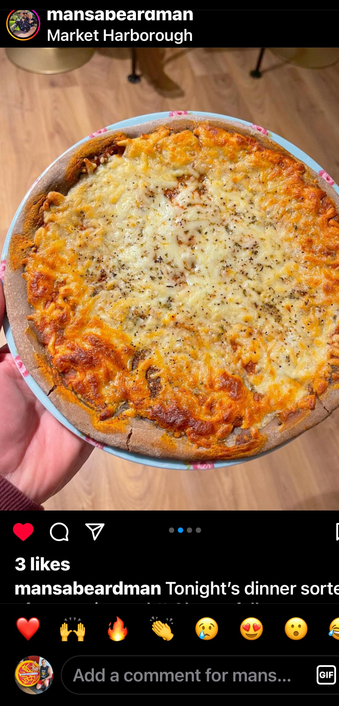 Margherita 61g of protein.